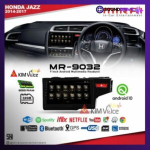 Head Unit Android MIRAI 9 inch OEM Jazz 2014 up Soket PNP - 9 inch