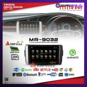 Head Unit Android MIRAI 9 inch OEM Innova Reborn 2016 up Soket pnp - 9 inch