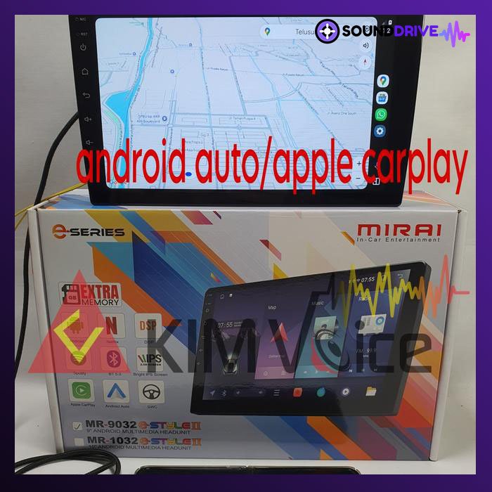 Head unit Android MIRAI 9 Inch OEM Fortuner 2008 - 2014 + soket pnp - Image 3