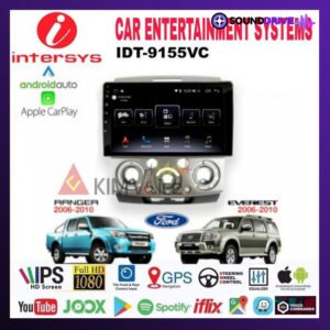 Head Unit Android Intersys 9 inch OEM Ford Ranger - Everest Mazda BT