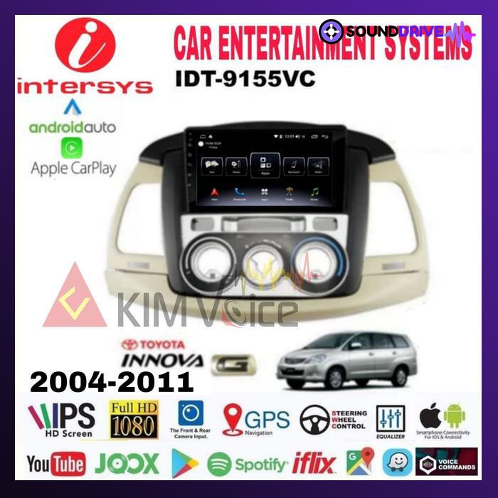 Head Unit Android Intersys IDT-9155 OEM Innova 2004-2011 9 inch