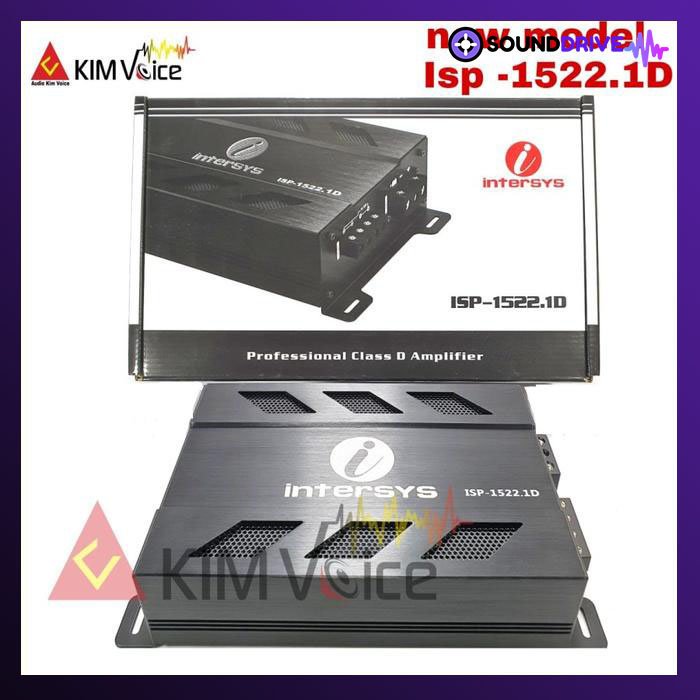 Power Monoblok Intersys ISP 1500.D 1 Channel with Control Bass