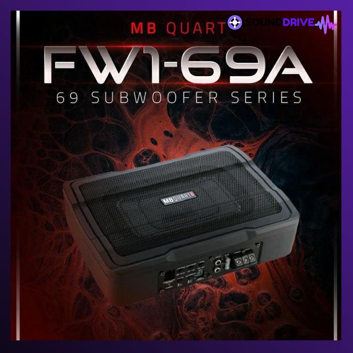 Subwoofer Kolong Aktif Slim MBQUART FW1-69A + with bass control