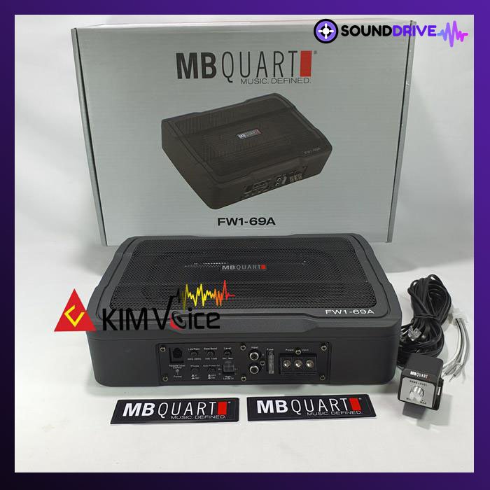 Subwoofer Kolong Aktif Slim MBQUART FW1-69A + with bass control - Image 3