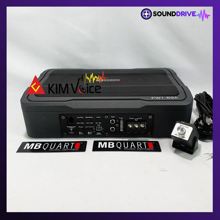 Subwoofer Kolong Aktif Slim MBQUART FW1-69A + with bass control - Image 4