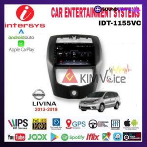 Head unit Android Intersys 10 Inch OEM Nissan Livina 2007-2018 IPS