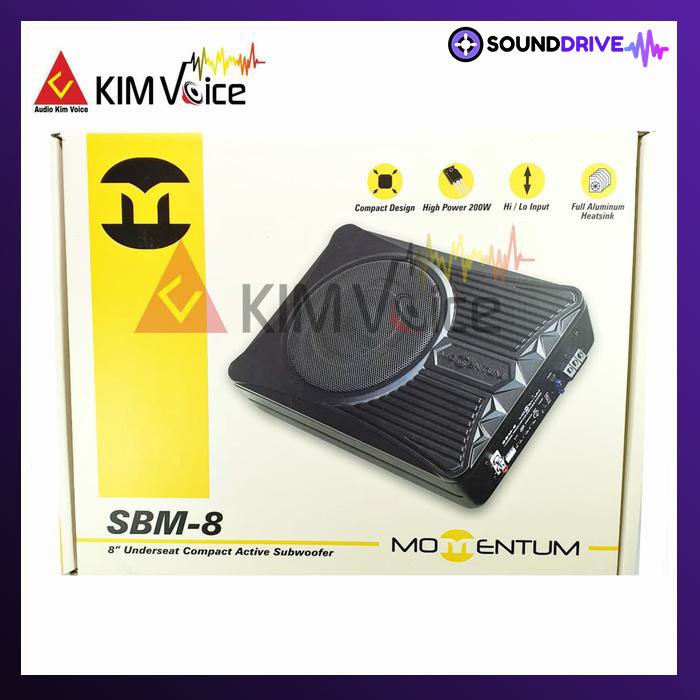 Subwoofer Kolong Aktif Momentum SBM-8 8 inch with bass control