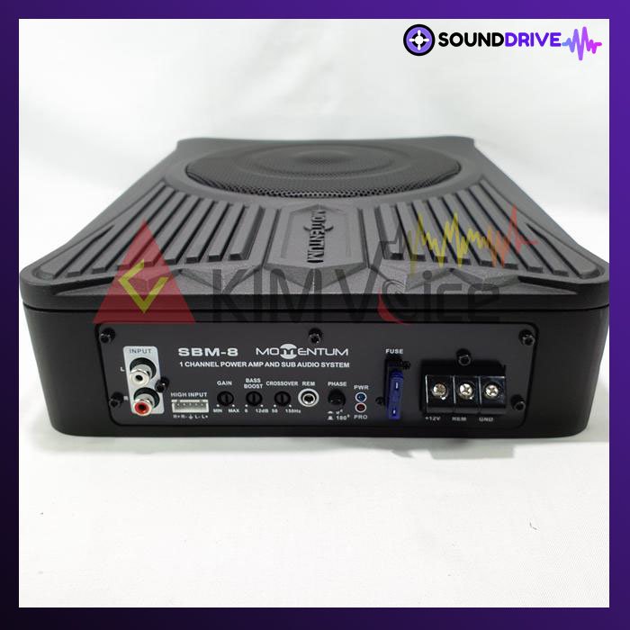 Subwoofer Kolong Aktif Momentum SBM-8 8 inch with bass control - Image 4