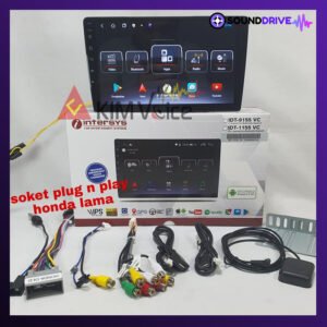 Head Unit Android Intersys 10 Inch OEM Brio/Mobilio/BRV 2012-2015 - 9 INCH