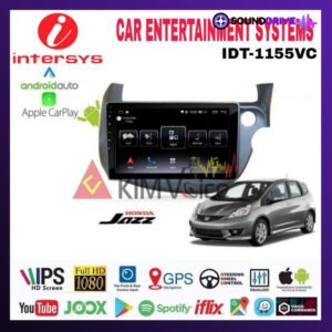 Head Unit Android Intersys 10 inch OEM Honda Jazz 2008-2013 Soket pnp