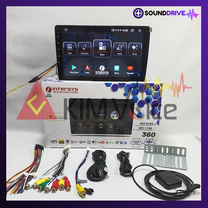 Head Unit Android Intersys 10 inch OEM Honda Jazz 2008-2013 Soket pnp - Image 2