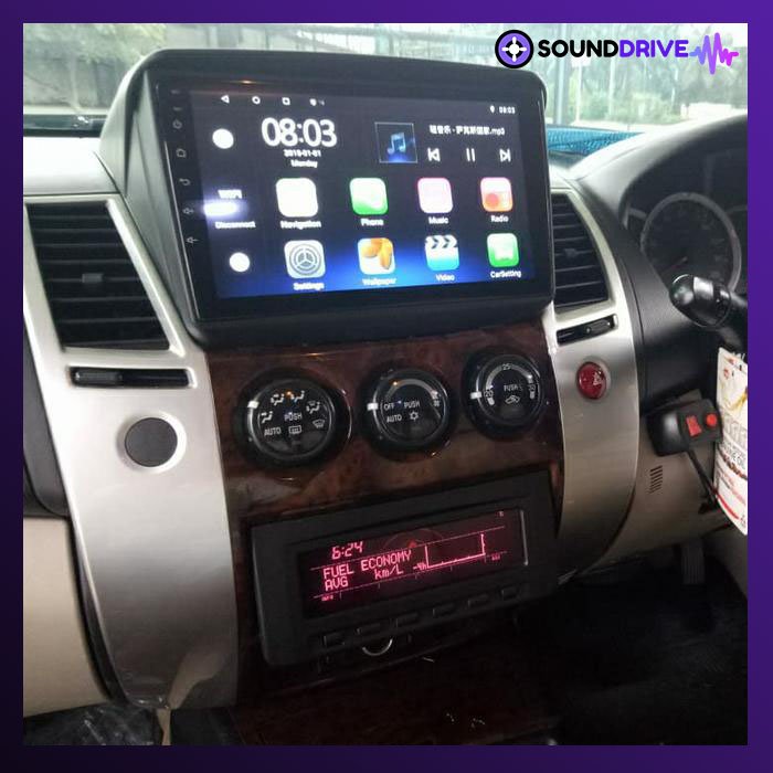 Head Unit Android Intersys 9 inch OEM Pajero Sport 2010-2014 soket pnp - Image 5