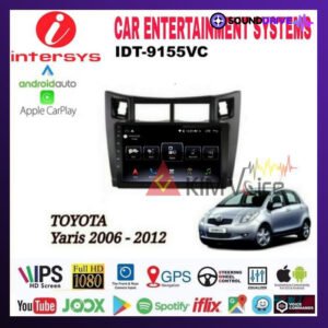 Head unit Android Intersys 9 Inch OEM YARIS lama 2005- 2013 pnp