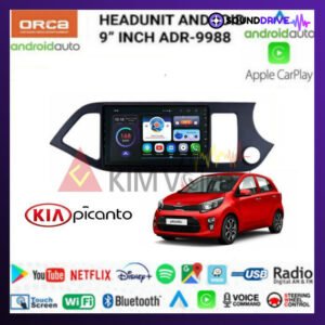 Head Unit Android Orca 9 inch OEM Picanto 2011-2015 Voice Command