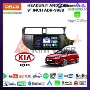 Head Unit Android Orca 9 inch OEM Kia Rio 2012 up Voice Command  2012-2014