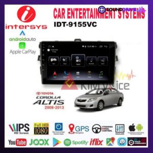 Head unit Android Intersys 9 Inch OEM ALTIS 2008-2013 Soket PNP