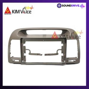 Frame 9 inch for Camry 2002-2005 Panel Tape Head unit Android - Wood + Soket