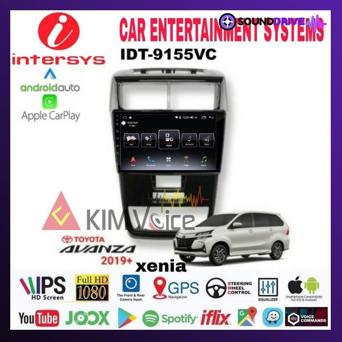 Head Unit Android Intersys 9 inch OEM New Avanza Xenia 2019 up