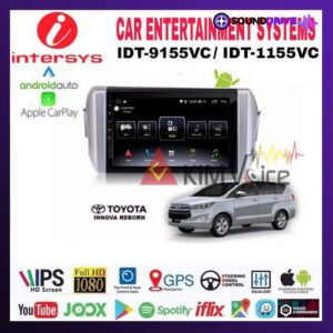 Head Unit Android Intersys 10 inch OEM Innova Reborn Soket pnp