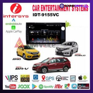 Head Unit Android Intersys 9"OEM Honda Brio/Mobilio/BRV 2016-2021 pnp