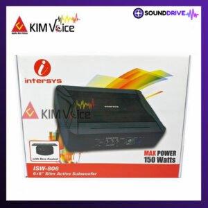 Subwoofer Kolong Aktif SLIM INTERSYS ISW-806 with bass control