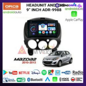 Head Unit Android Orca 9 inch OEM Mazda 2 2010 up
