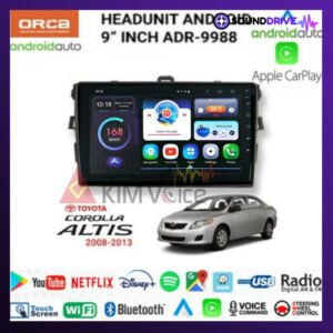 Head Unit Android Orca 9 inch OEM Altis 2008-2013 Android mobil