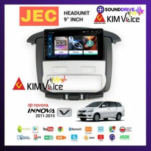 Head Unit Android OEM Innova 9" Type V 2011-2015 digital ac soket pnp