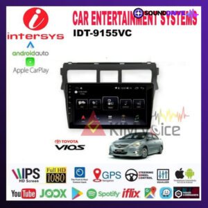 Head Unit Android OEM Toyota VIOS 2008-2012 9 inch Soket PnP