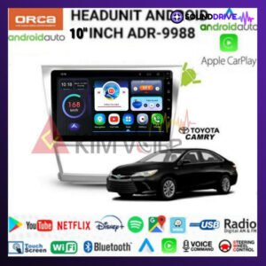 Head Unit Android Orca 10 Inch OEM Toyota Camry 2006-2011 Soket pnp - 9 inch