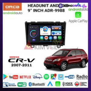Head Unit Android Orca 9 Inch OEM CRV 2007-2011 + soket pnp