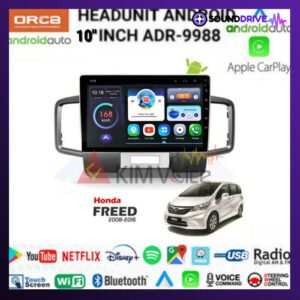 Head Unit Android Orca 10 inch OEM Honda Freed Soket pnp - Hazard Atas
