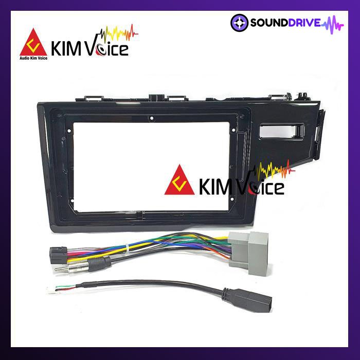 Frame HU Android 9 inch + Soket for Honda Jazz 2013 up