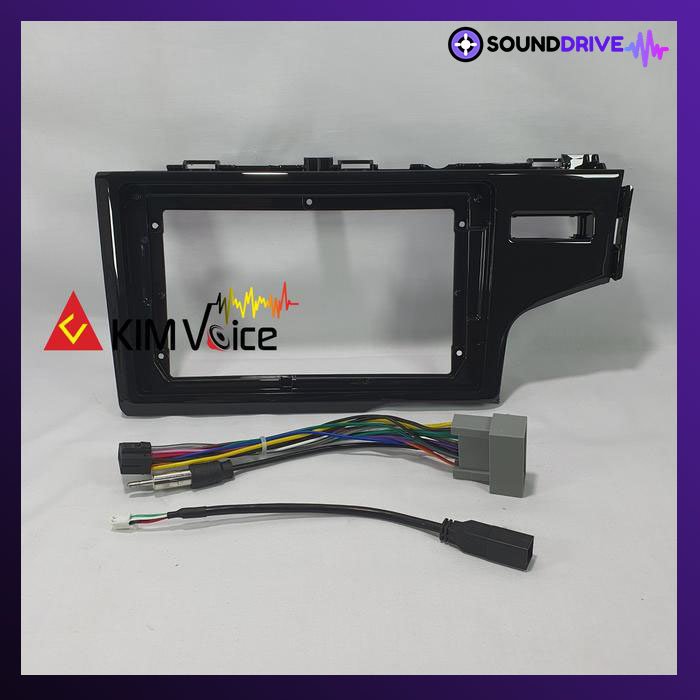 Frame HU Android 9 inch + Soket for Honda Jazz 2013 up - Image 3