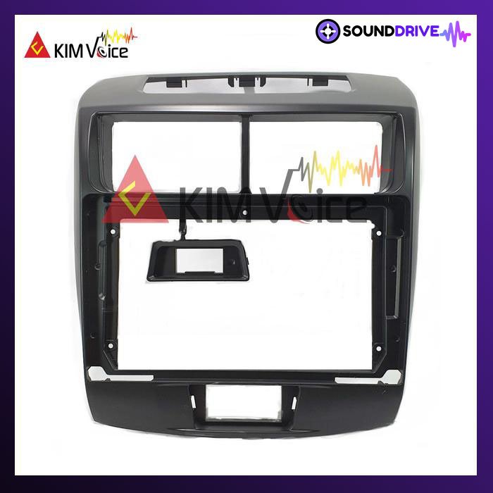 Frame HU Android 9 inch for New Avanza Xenia 2012-2018 - Hitam, Frame + Soket