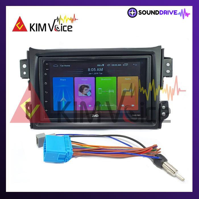 Head Unit Android 7 Inch for Suzuki Splash 2008-2014 + Soket P&P