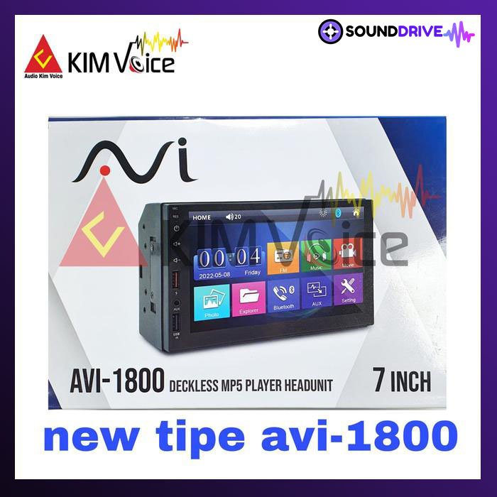 Head Unit Double Din Dekles MP5 AVI-1600DSB MKII
