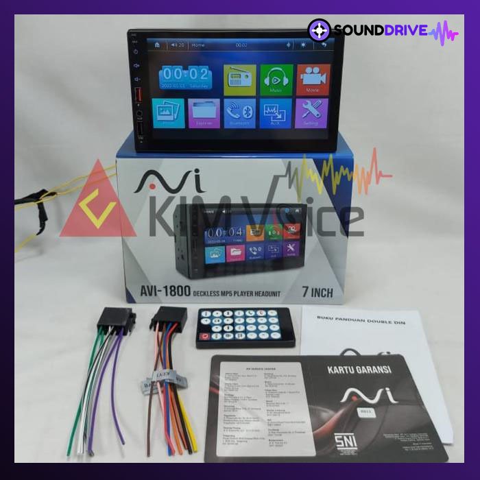Head Unit Double Din Dekles MP5 AVI-1600DSB MKII - Image 2