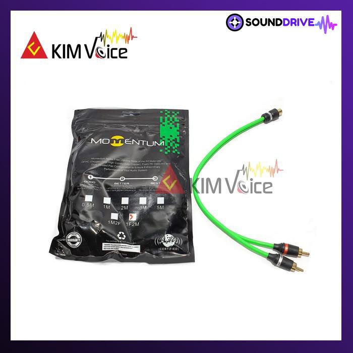 Kabel RCA Cabang Momentum GF Kwalitas Super 1Cew 2Cow 1Cow 2Cew - 1 Cew 2 Cow - Image 2