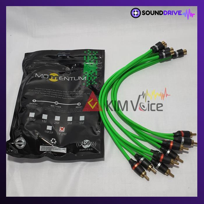 Kabel RCA Cabang Momentum GF Kwalitas Super 1Cew 2Cow 1Cow 2Cew - 1 Cew 2 Cow - Image 3