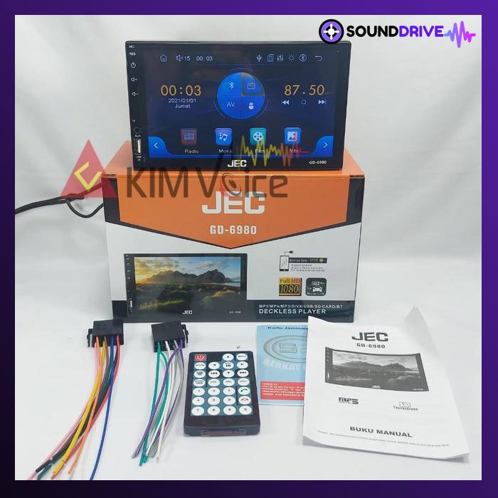 Head Unit Dekles MP5 JEC GD-6981 +Kamera Mundur - Image 2